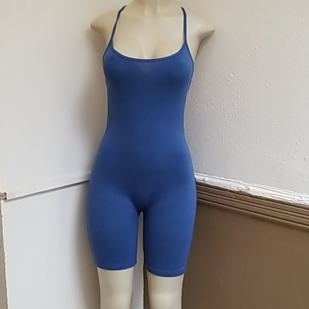 "April" Razorback Bodycon Romper